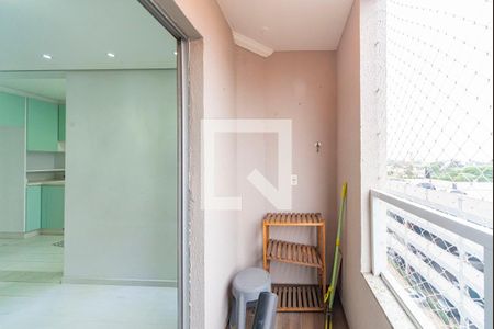 Varanda da Sala de apartamento para alugar com 2 quartos, 52m² em Utinga, Santo André