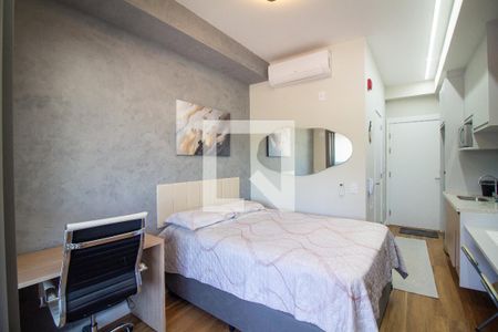 Sala / Quarto - Studio de kitnet/studio à venda com 1 quarto, 24m² em Santo Amaro, São Paulo