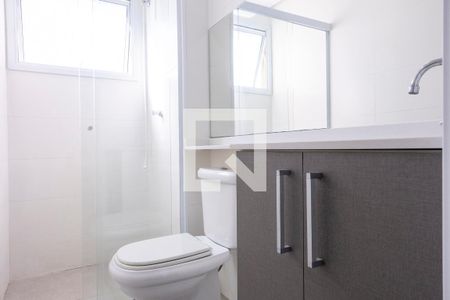 Banheiro da Suíte de apartamento para alugar com 1 quarto, 38m² em Parque Campolim, Sorocaba