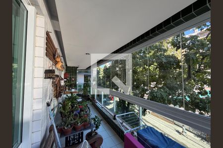 Sala - Varanda  de apartamento para alugar com 3 quartos, 110m² em Jacarepaguá, Rio de Janeiro