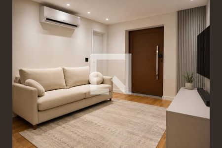 Sala de casa de condomínio para alugar com 3 quartos, 155m² em Alphaville, Santana de Parnaíba