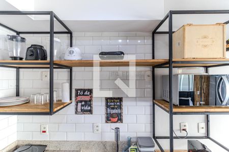 Cozinha de kitnet/studio à venda com 1 quarto, 24m² em Centro Histórico de São Paulo, São Paulo