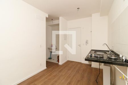 Sala e Cozinha de apartamento para alugar com 1 quarto, 28m² em Vila Gustavo, São Paulo