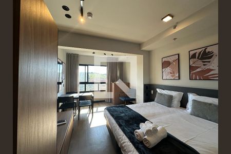 Sala/Quarto de apartamento à venda com 1 quarto, 25m² em Melville Empresarial Ii, Barueri