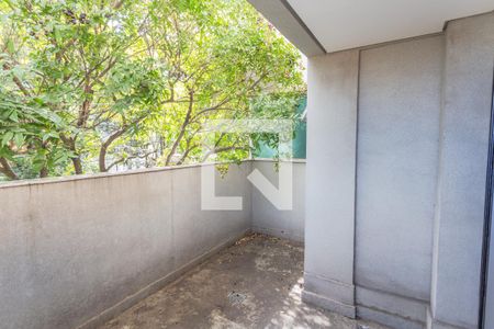 Varanda da Suíte de apartamento para alugar com 1 quarto, 101m² em Santo Antônio, Belo Horizonte