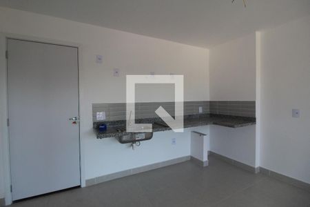 Sala - Cozinha de kitnet/studio à venda com 1 quarto, 32m² em Taquara, Rio de Janeiro