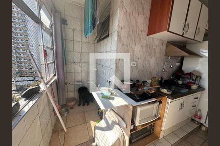 Cozinha/Área de serviço de apartamento para alugar com 2 quartos, 60m² em Centro, São Vicente