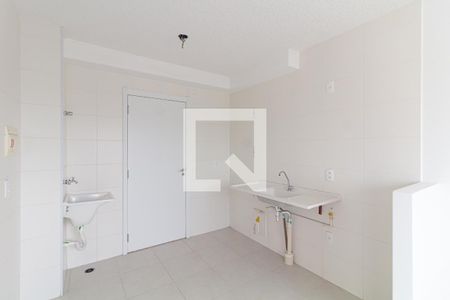 Sala/Cozinha de apartamento à venda com 2 quartos, 32m² em Fazenda Aricanduva, São Paulo