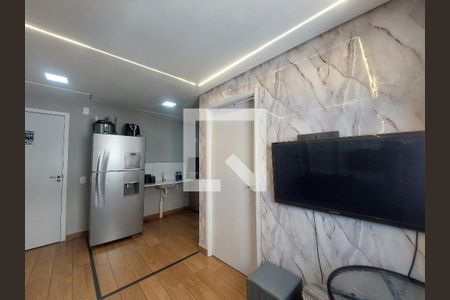 Sala de apartamento para alugar com 2 quartos, 38m² em Veleiros, São Paulo