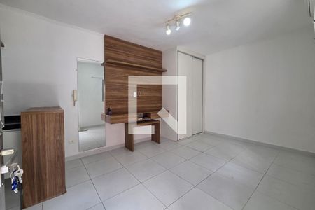 Sala de kitnet/studio para alugar com 1 quarto, 30m² em Canto do Forte, Praia Grande