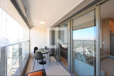 Varanda de apartamento para alugar com 1 quarto, 43m² em Vila Clementino, São Paulo