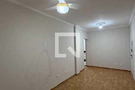 Sala de apartamento para alugar com 1 quarto, 50m² em Gonzaga, Santos