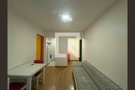Sala de apartamento para alugar com 1 quarto, 40m² em Morro dos Ingleses, São Paulo