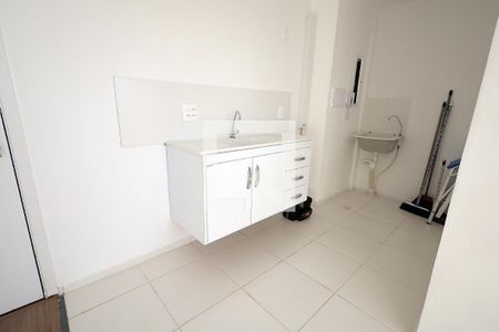Cozinha e Área de Serviço de apartamento para alugar com 2 quartos, 35m² em Parque Erasmo Assunção, Santo André