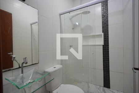 Banheiro da Suíte de apartamento para alugar com 3 quartos, 80m² em Coqueiros, Florianópolis