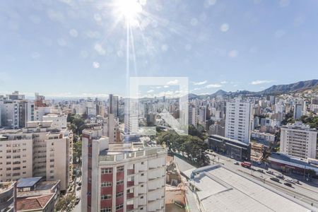 Vista da Sala de apartamento para alugar com 2 quartos, 75m² em São Pedro, Belo Horizonte