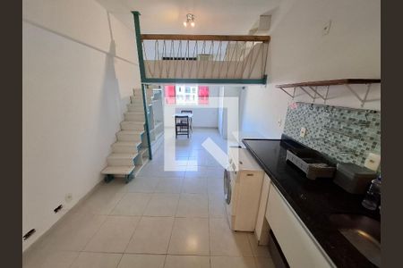 Sala/Cozinha de apartamento à venda com 1 quarto, 25m² em Flamengo, Rio de Janeiro