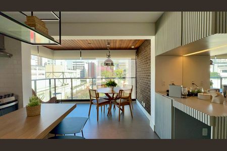 Sala de apartamento à venda com 1 quarto, 70m² em Pinheiros, São Paulo