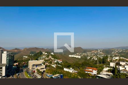 Vista  de apartamento à venda com 4 quartos, 208m² em Vila das Flores, Nova Lima