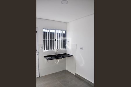 Detalhe - Sala e Cozinha de apartamento à venda com 1 quarto, 25m² em Vila Zat, São Paulo