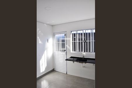 Detalhe - Sala e Cozinha de apartamento à venda com 1 quarto, 25m² em Vila Zat, São Paulo