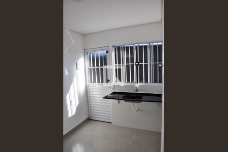 Detalhe - Sala e Cozinha de apartamento à venda com 1 quarto, 25m² em Vila Zat, São Paulo