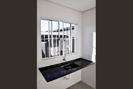 Detalhe - Sala e Cozinha de apartamento à venda com 1 quarto, 27m² em Vila Zat, São Paulo
