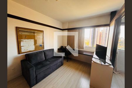 Sala de apartamento à venda com 1 quarto, 39m² em Alphaville Industrial, Barueri