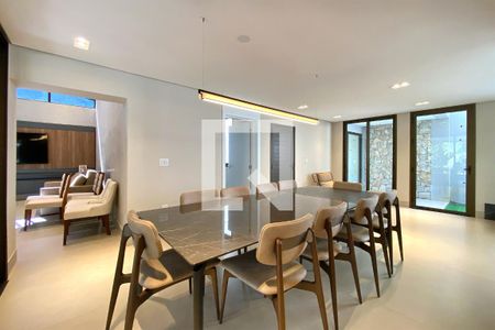  Sala de Jantar de casa de condomínio para alugar com 4 quartos, 500m² em Arvoredo, Nova Lima