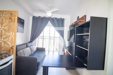 Sala de apartamento à venda com 1 quarto, 27m² em Jardim Caravelas, São Paulo