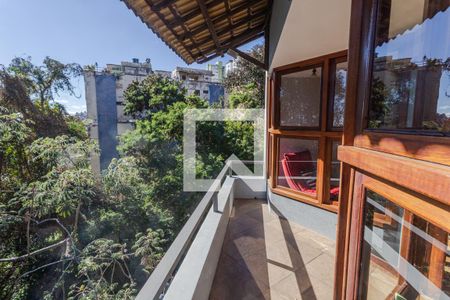 Varanda da Sala 1  de casa à venda com 4 quartos, 375m² em São Lucas, Belo Horizonte