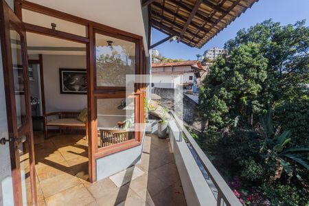 Varanda da Sala 1  de casa à venda com 4 quartos, 375m² em São Lucas, Belo Horizonte