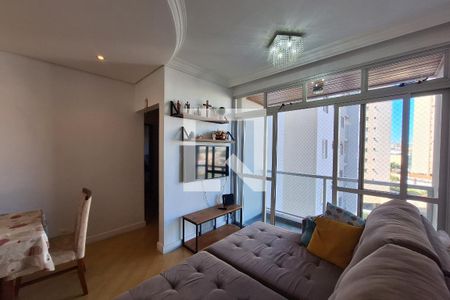 Sala  de apartamento à venda com 2 quartos, 68m² em Vila Valparaíso, Santo André