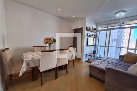 Sala de Jantar de apartamento à venda com 2 quartos, 68m² em Vila Valparaíso, Santo André
