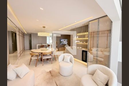 Sala de apartamento à venda com 3 quartos, 113m² em Jardim Messina, Jundiaí