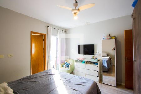 Quarto 1 - Suíte de casa à venda com 3 quartos, 110m² em Vila Alzira, Santo André