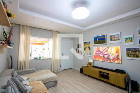 Sala de casa à venda com 3 quartos, 110m² em Vila Alzira, Santo André