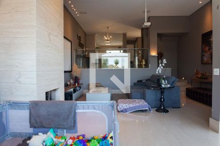 sala de casa de condomínio à venda com 3 quartos, 340m² em Alphaville - Nova Lima, Nova Lima