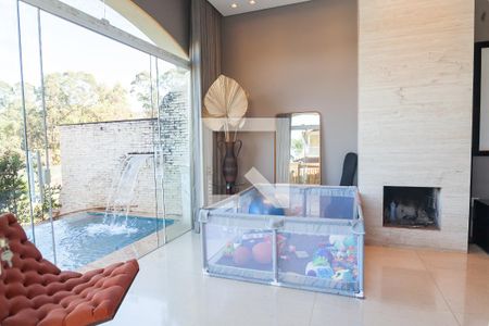 sala de casa de condomínio à venda com 3 quartos, 340m² em Alphaville - Nova Lima, Nova Lima