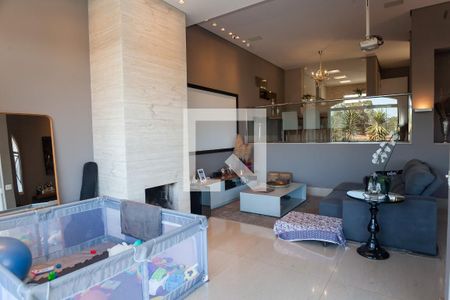 sala de casa de condomínio à venda com 3 quartos, 340m² em Alphaville - Nova Lima, Nova Lima