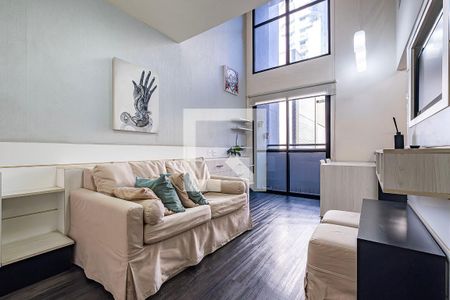 Sala/Cozinha de apartamento para alugar com 1 quarto, 50m² em Pinheiros, São Paulo