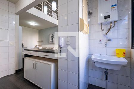 Sala/Cozinha de apartamento para alugar com 1 quarto, 50m² em Pinheiros, São Paulo
