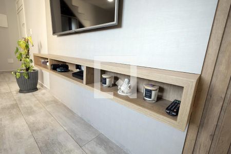 Sala de apartamento à venda com 2 quartos, 89m² em Vila Valparaíso, Santo André