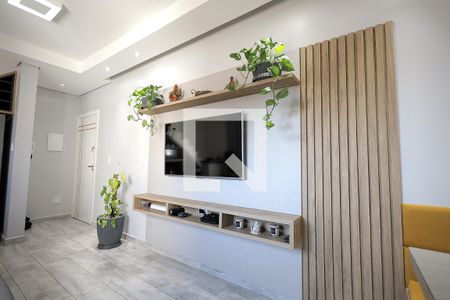 Sala de apartamento à venda com 2 quartos, 89m² em Vila Valparaíso, Santo André