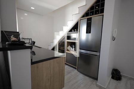 Cozinha de apartamento à venda com 2 quartos, 89m² em Vila Valparaíso, Santo André