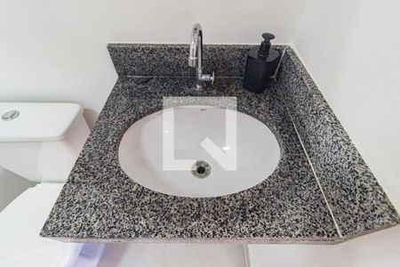 Detalhe - Banheiro de kitnet/studio para alugar com 1 quarto, 28m² em Belenzinho, São Paulo