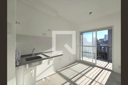 Sala/Cozinha de apartamento à venda com 1 quarto, 24m² em Vila Olímpia, São Paulo