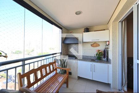 Varanda Gourmet de apartamento à venda com 3 quartos, 116m² em Vila Clementino, São Paulo