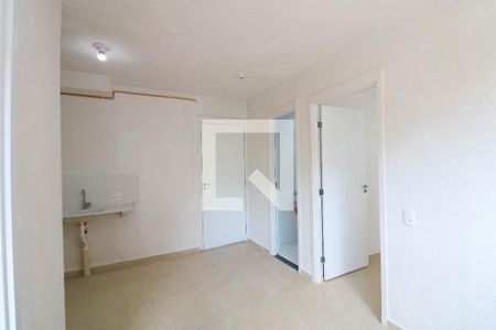 Cozinha / Sala de apartamento para alugar com 2 quartos, 31m² em Jardim Caravelas, São Paulo