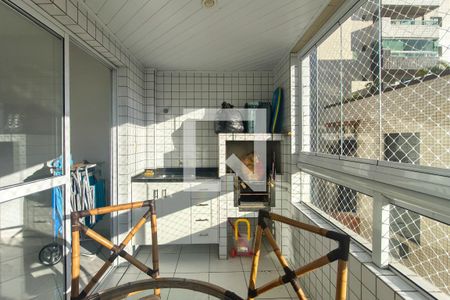 Sacada  de apartamento para alugar com 2 quartos, 75m² em Guilhermina, Praia Grande